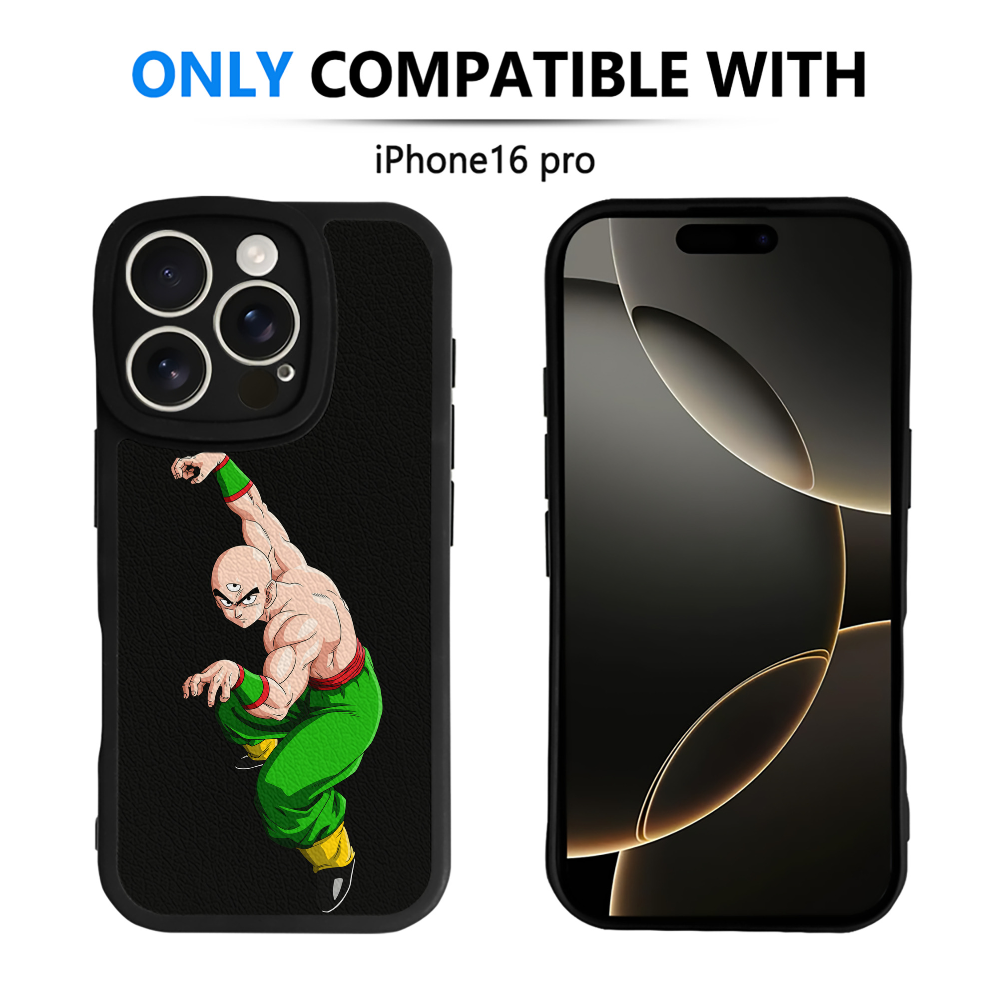 （画像用） ドラゴンボール DRAGON BALL 【iPhone 16シリーズ対応】シリコンスマホケース（レザー調） 材質：シリコン
